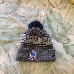 New England Patriots winter hat- barely worn!